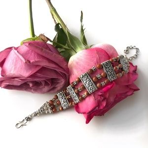 Coral Bedouin Bracelet